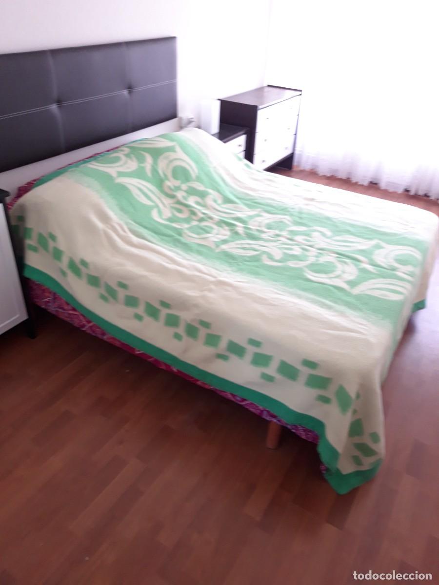 manta de lana años 60-cama de 90 - Compra venta en todocoleccion