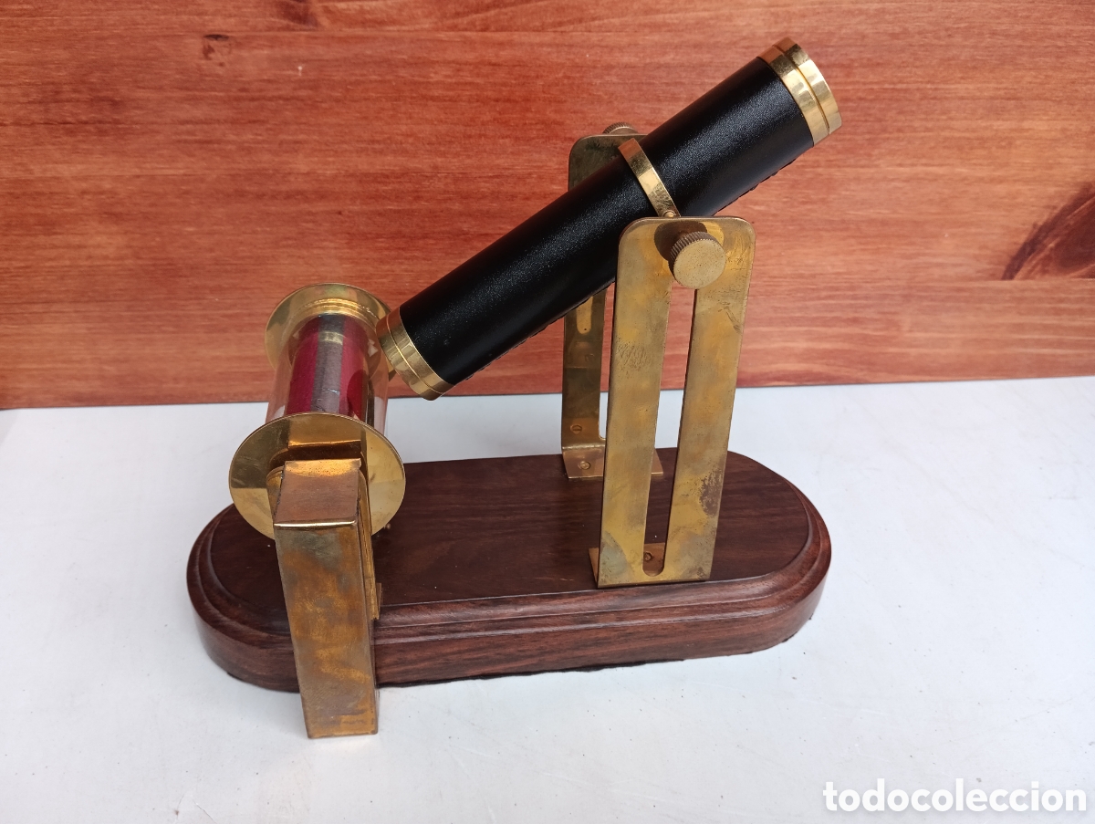 Vintage: CALEIDOSCOPIO LATON CON MUSICA. REPLICA. - Foto 2
