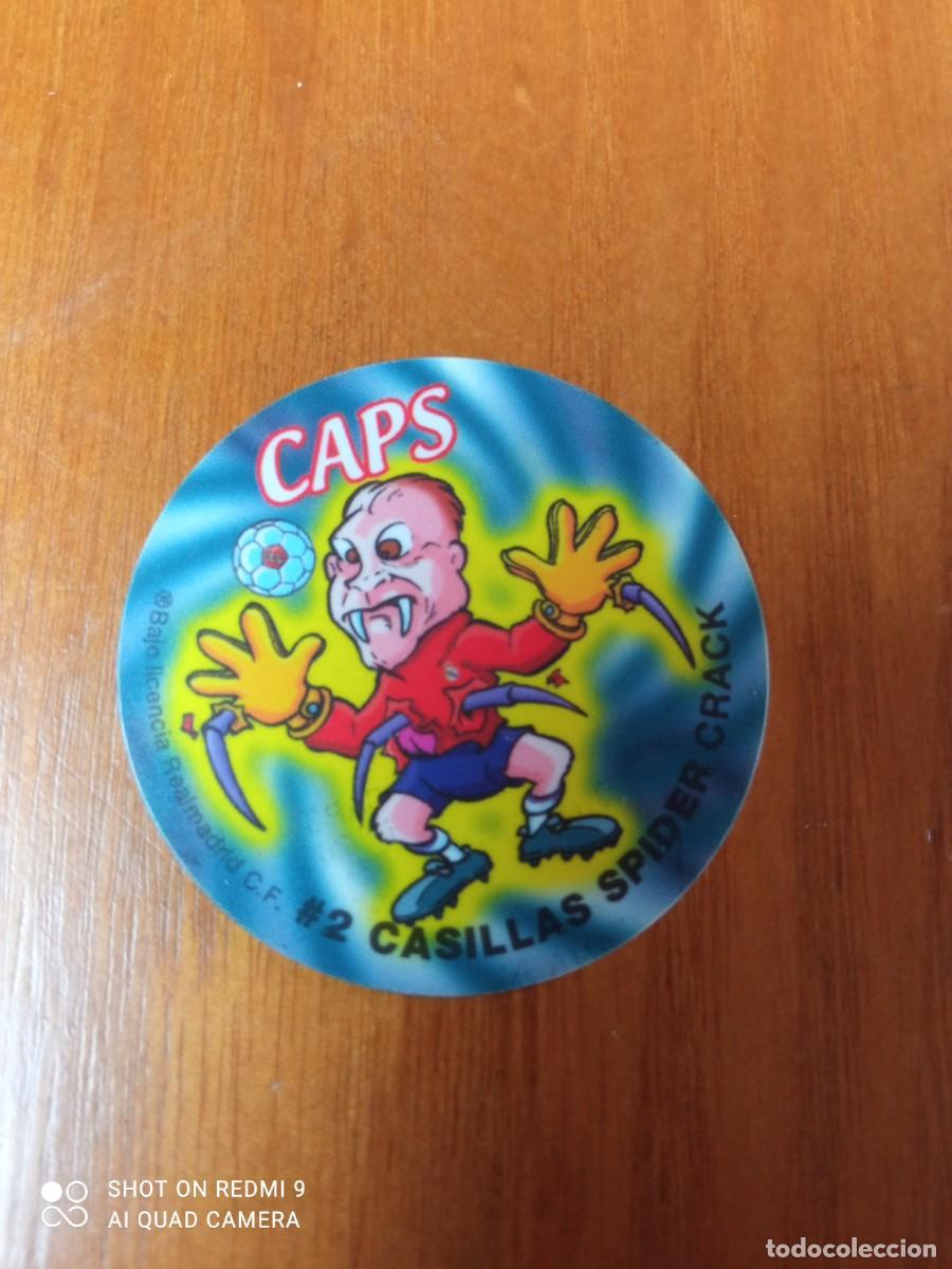 Vintage: Tazo caps casillas a&ntilde;o 2000