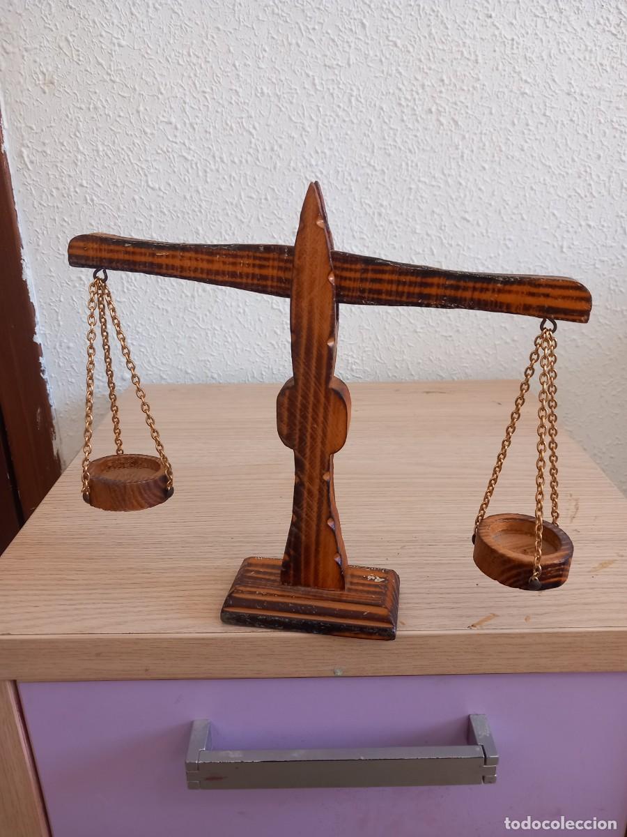 Vintage: BALANSA DE MADERA - Foto 5