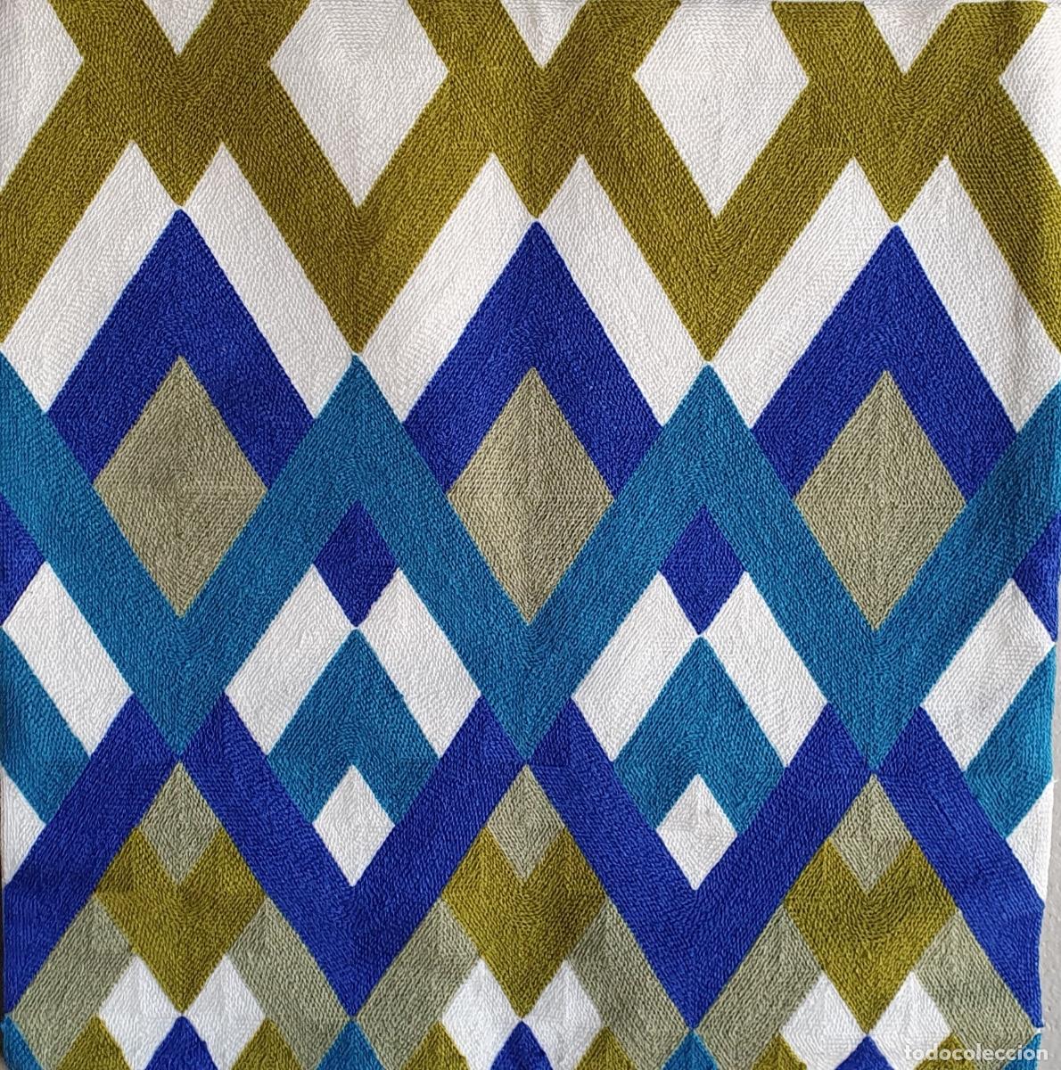 Vintage: Lote de cojines con estampado geometrico - Foto 4