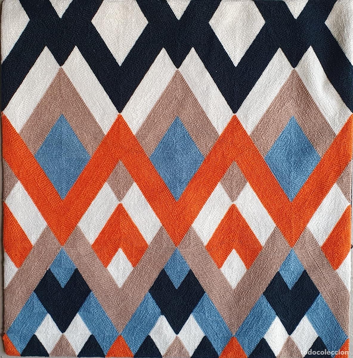 Vintage: Lote de cojines con estampado geometrico - Foto 5
