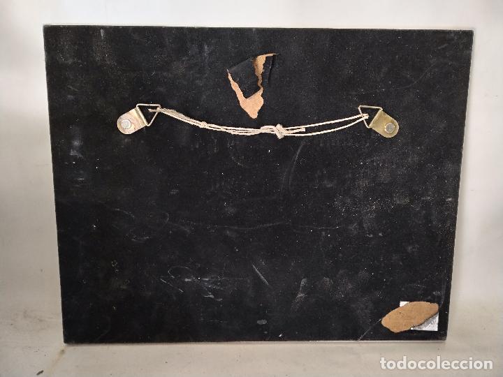 Vintage: cuadro esmaltado sobre madera - Foto 3
