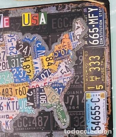 Vintage: Placa Matr&iacute;culas USA - (31x20 cm) - Foto 4