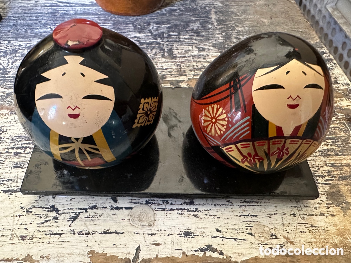Vintage: Kokeshi mu&ntilde;eca Jap&oacute;n yamaguchi