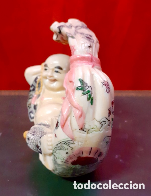 Vintage: FIGURA DE BUDA DE RESINA VINTAGE - Foto 2