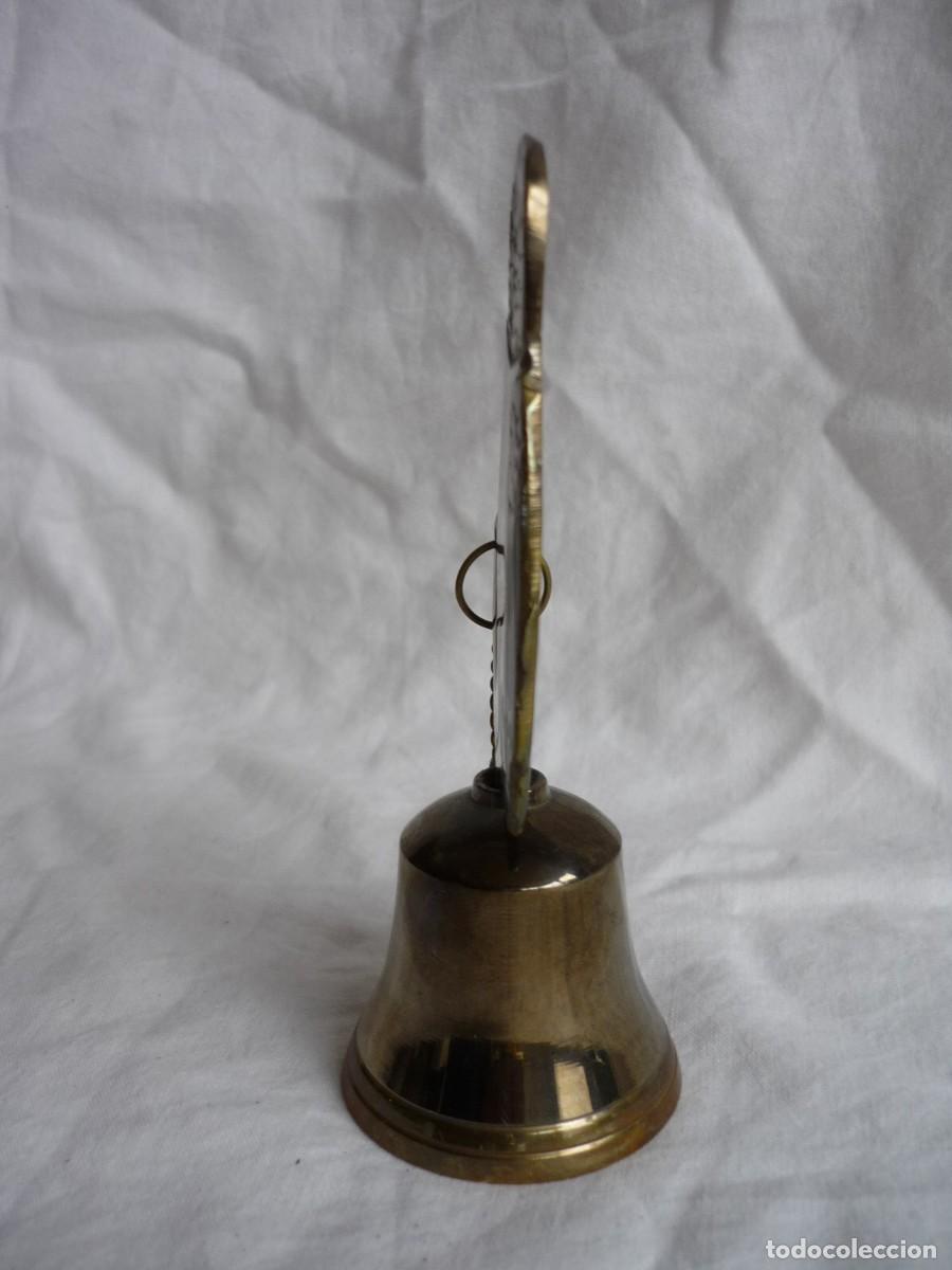 Vintage: Campana de bronce en forma de buho - Foto 5