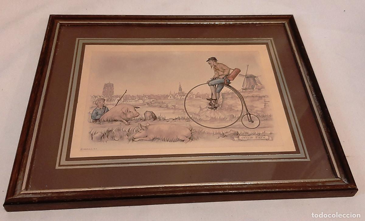 Vintage: Cuadro Anton Pieck 1970 - Foto 1