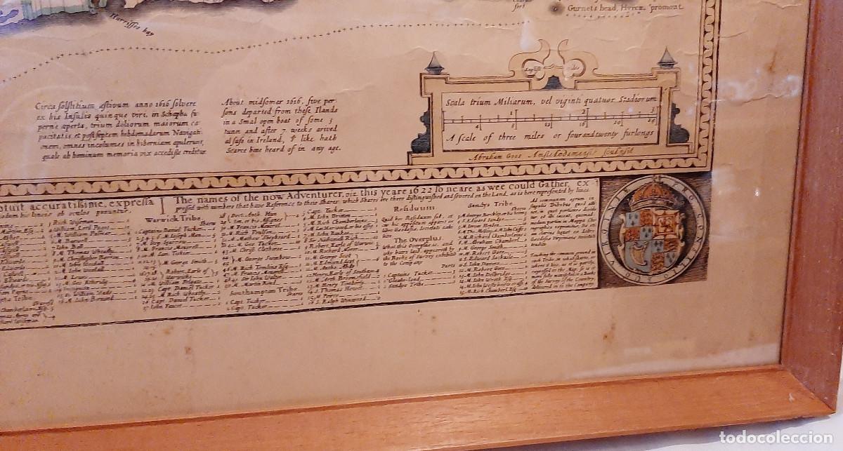 Vintage: Mapa de Sommer Island / Bermudas, 1622 - Foto 5