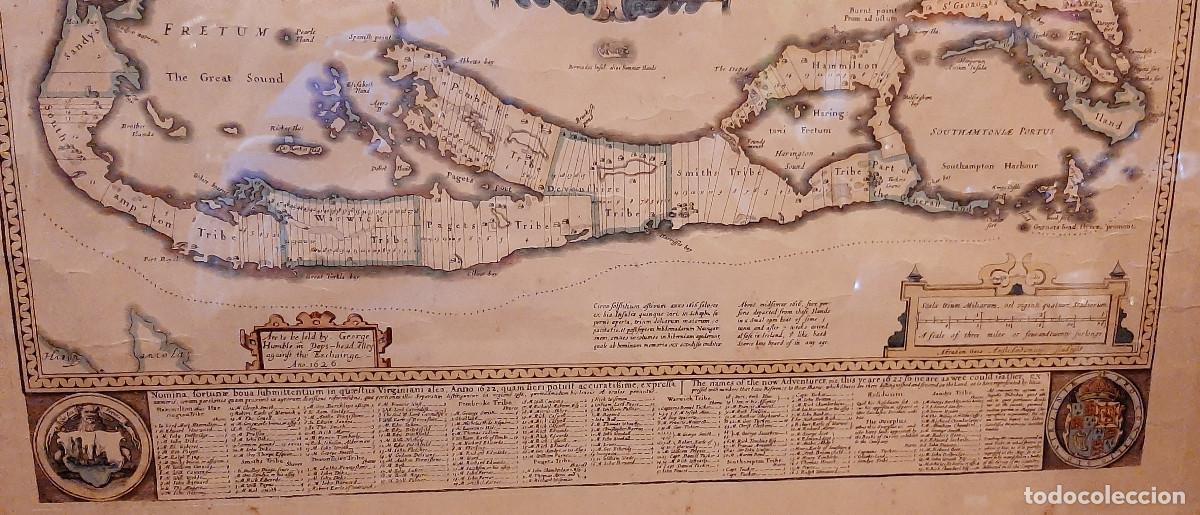 Vintage: Mapa de Sommer Island / Bermudas, 1622 - Foto 10