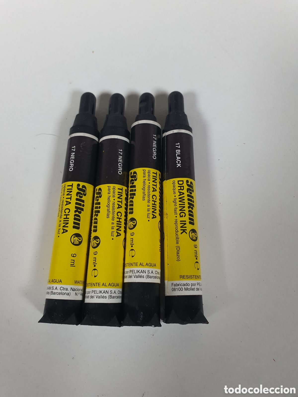 Vintage: Lote Antiguos Botes Tinta China PELIKAN