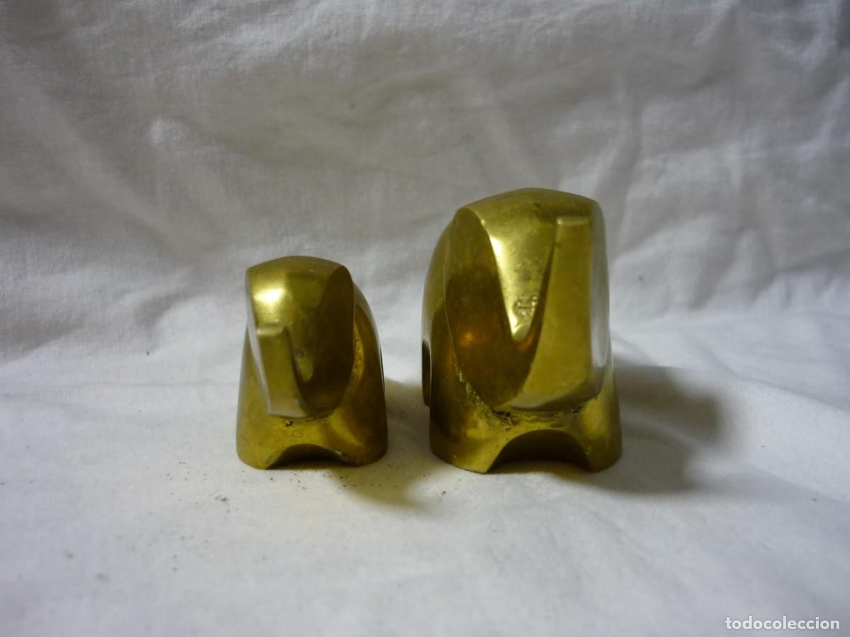 Vintage: Pareja de elefantes en bronce - Foto 5