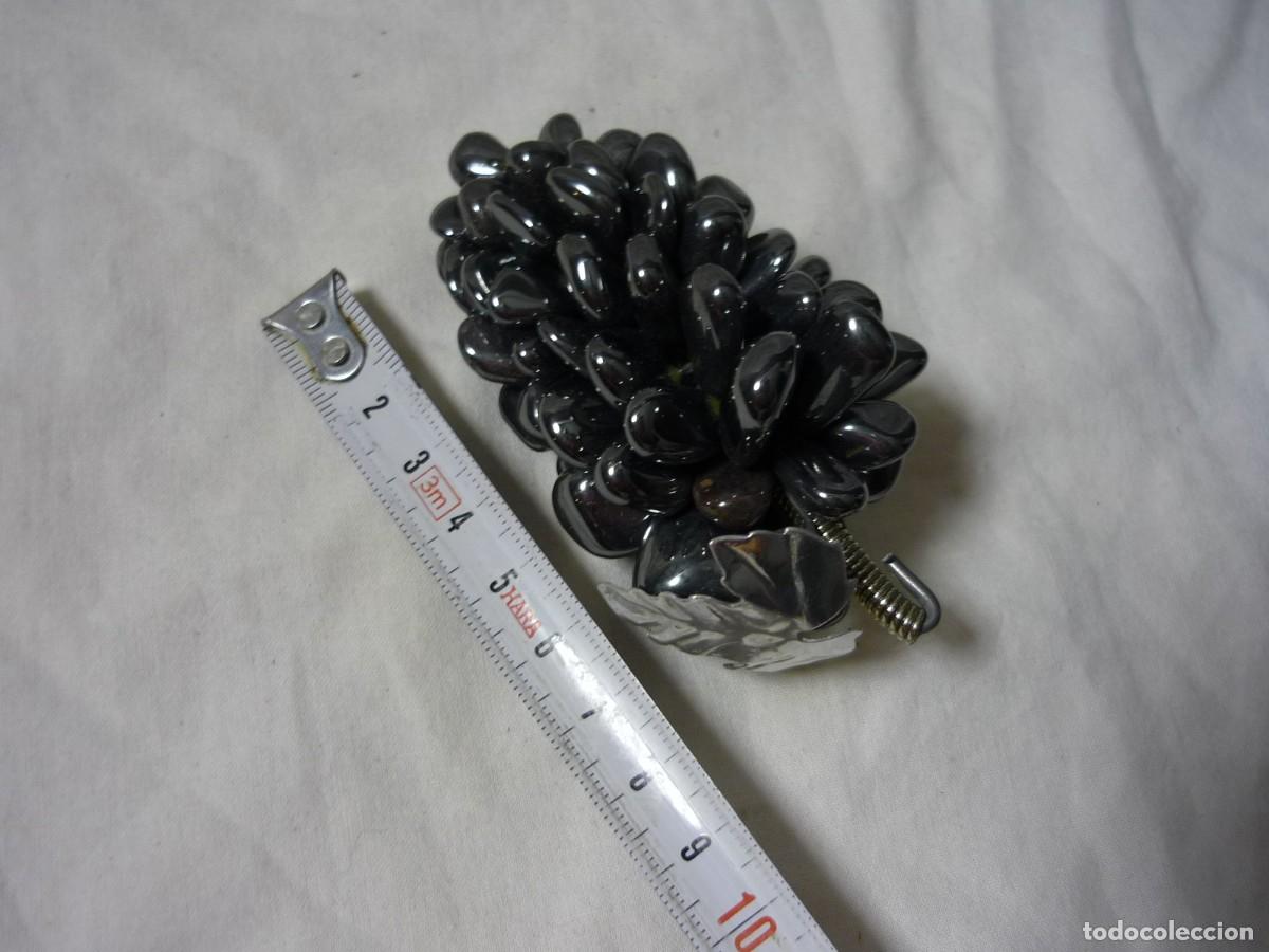 Vintage: Racimo de uvas de hematites - Foto 7