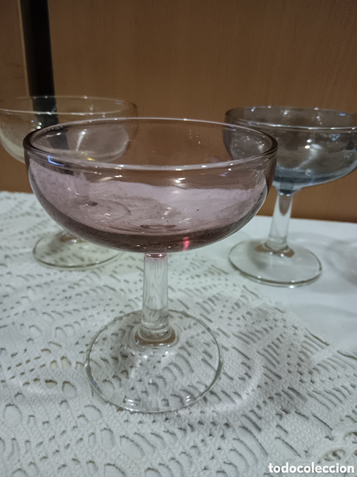 Vintage: COPAS DE CHAMPAGNE/HELADO - Foto 2