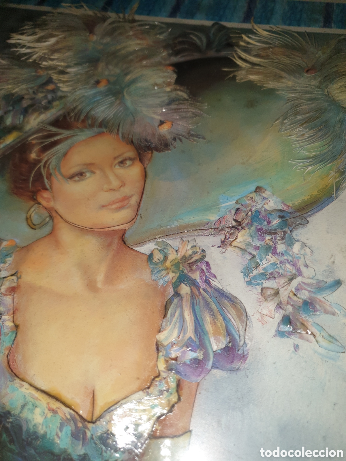 Vintage: GRABADO CON RELIEVE DENYS RUBIO - Foto 6