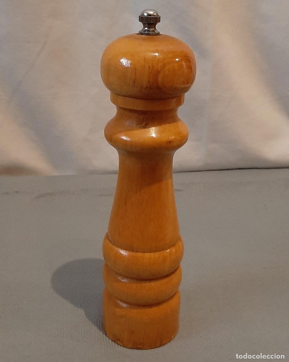 Vintage: Molinillo de pimienta en madera - Foto 2