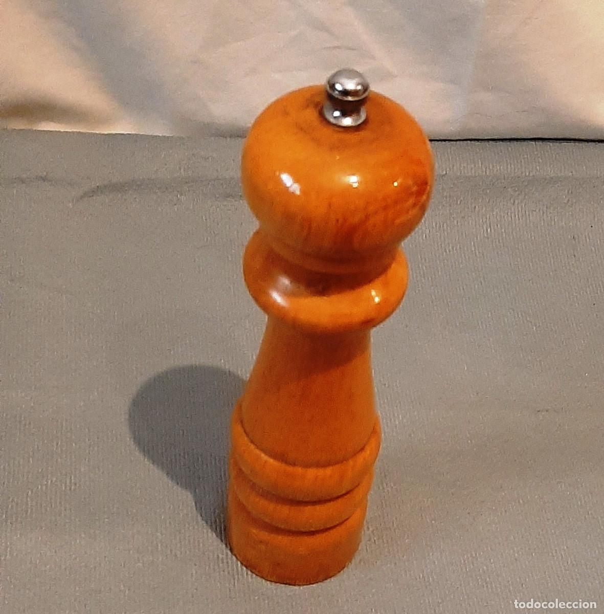 Vintage: Molinillo de pimienta en madera - Foto 3