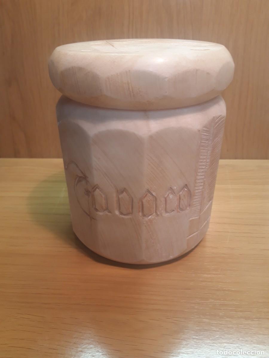 Vintage: BOTE DE ALABASTRO PARA TABACO - Foto 1