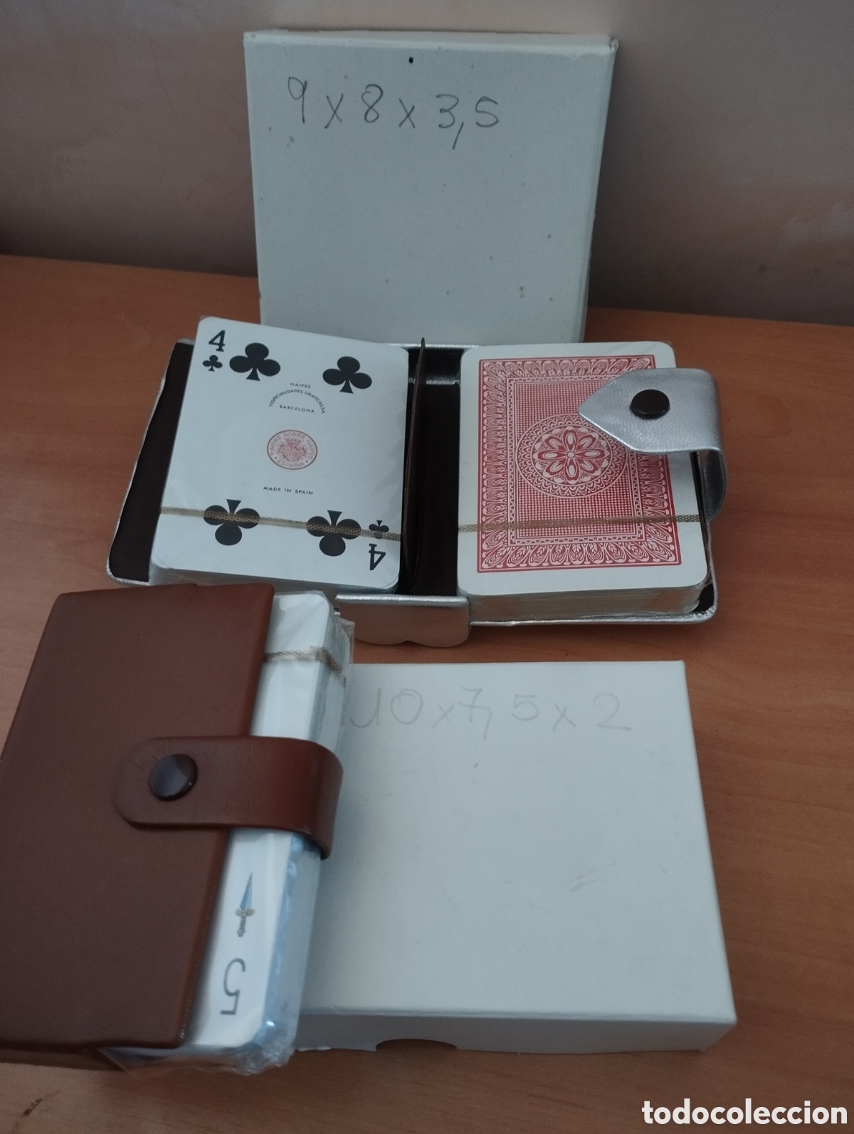 Vintage: Estuche juegos de cartas - Foto 1