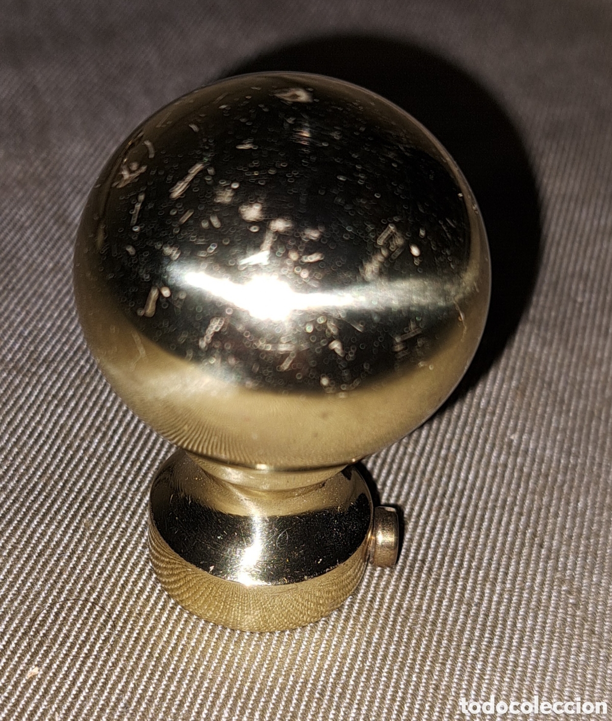 Vintage: BOLA REMATE DE BRONCE O METAL - Foto 2