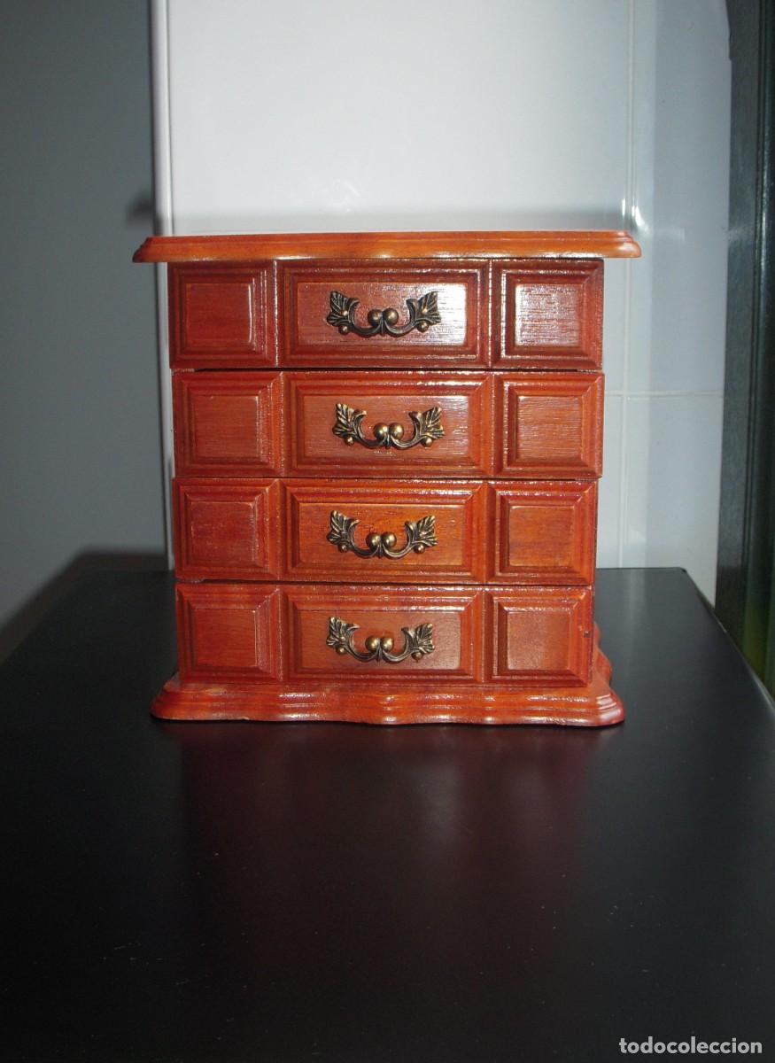 Vintage: JOYERO DE MADERA CON CAJONES - Foto 1