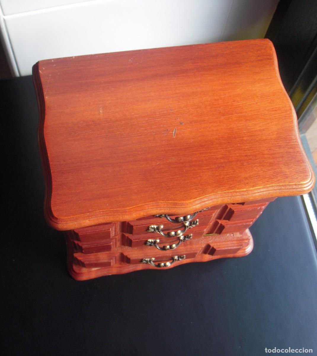 Vintage: JOYERO DE MADERA CON CAJONES - Foto 2