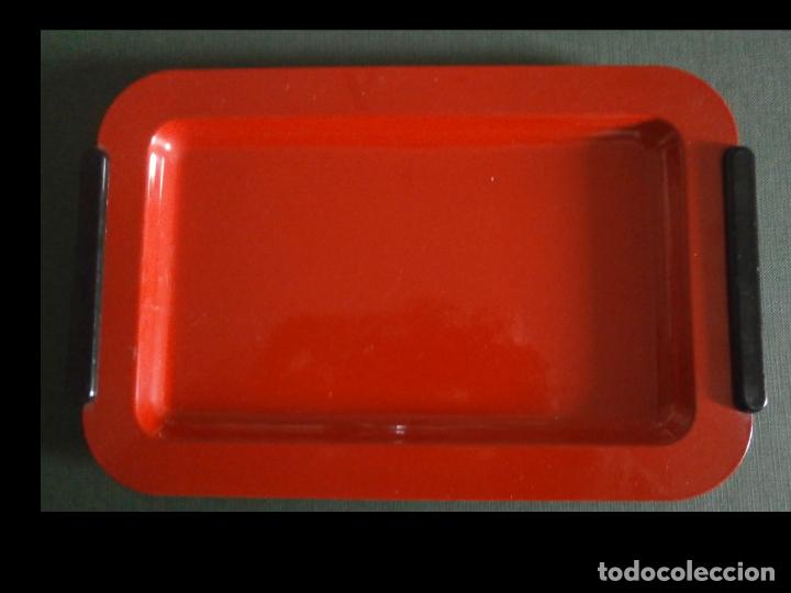 Vintage: Dos bandejas en rojo y blanco vintage - Foto 5