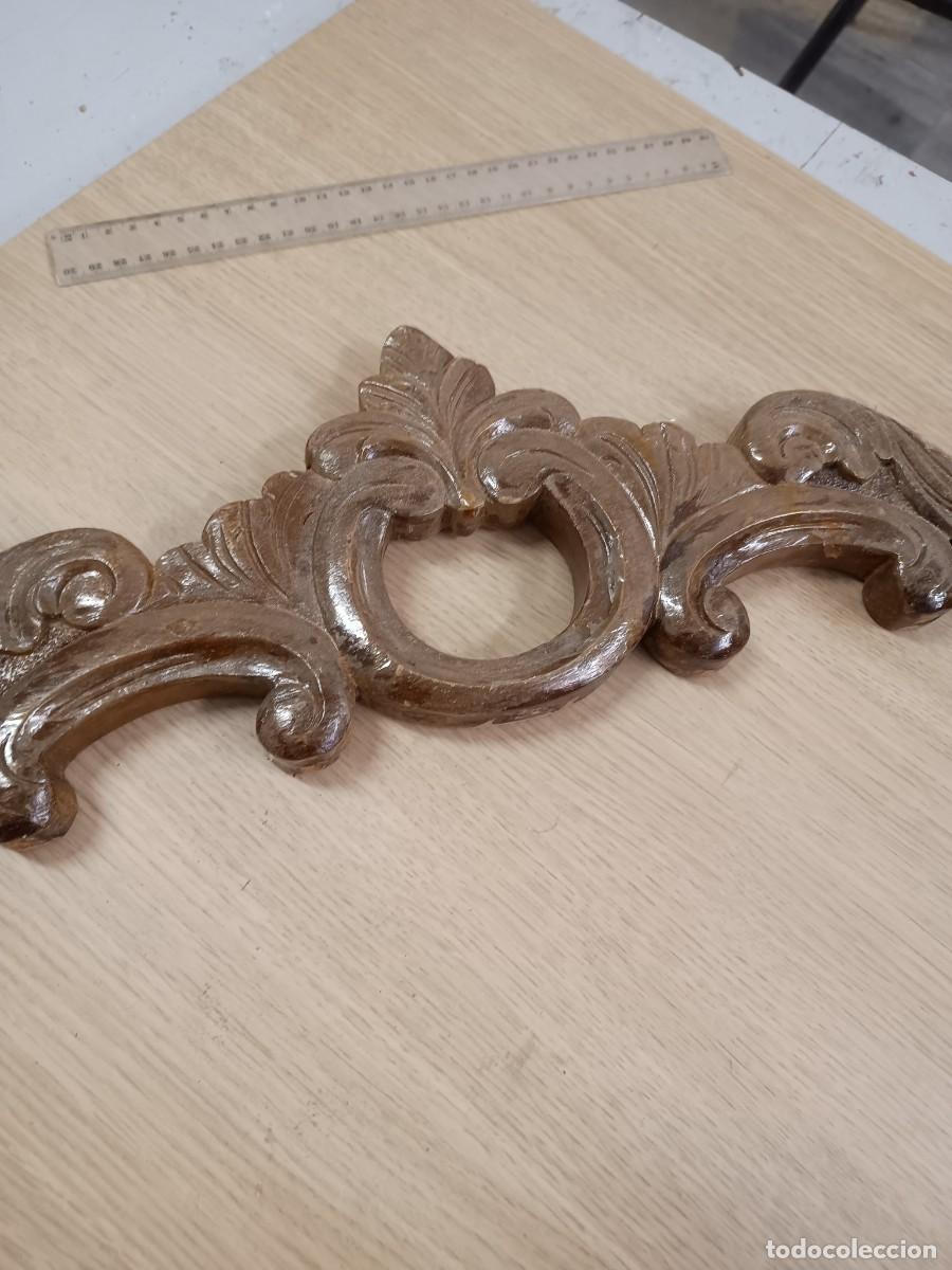 Vintage: Remate de madera decorativo - Foto 3
