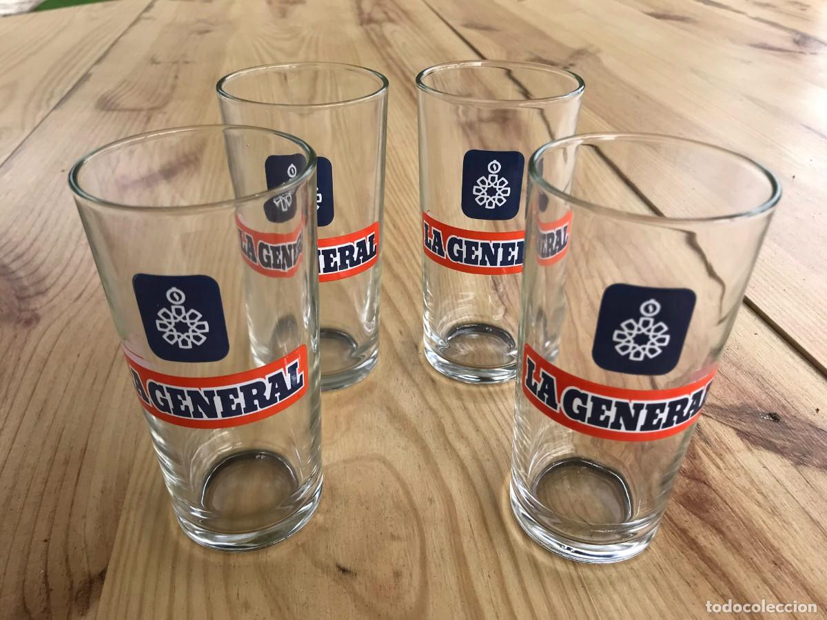 Vintage: 4 Vasos nuevos La General - Foto 3