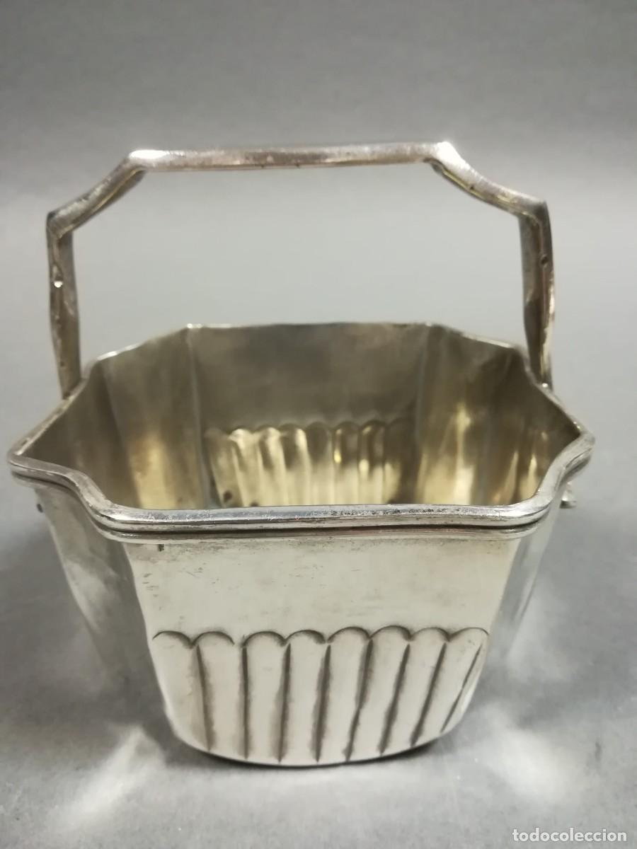 Vintage: CESTO METALICO CON ASA - Foto 1