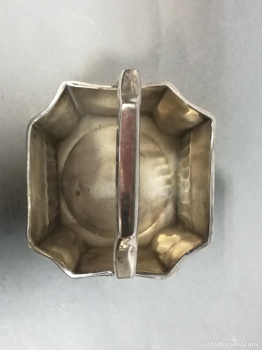 Vintage: CESTO METALICO CON ASA - Foto 4