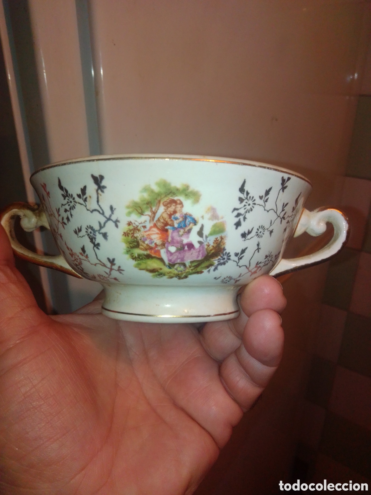 Vintage: Taza porcelana. ....... - Foto 2