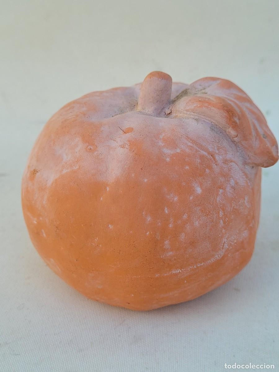 Vintage: Naranja terracota decorativa, 75mm
