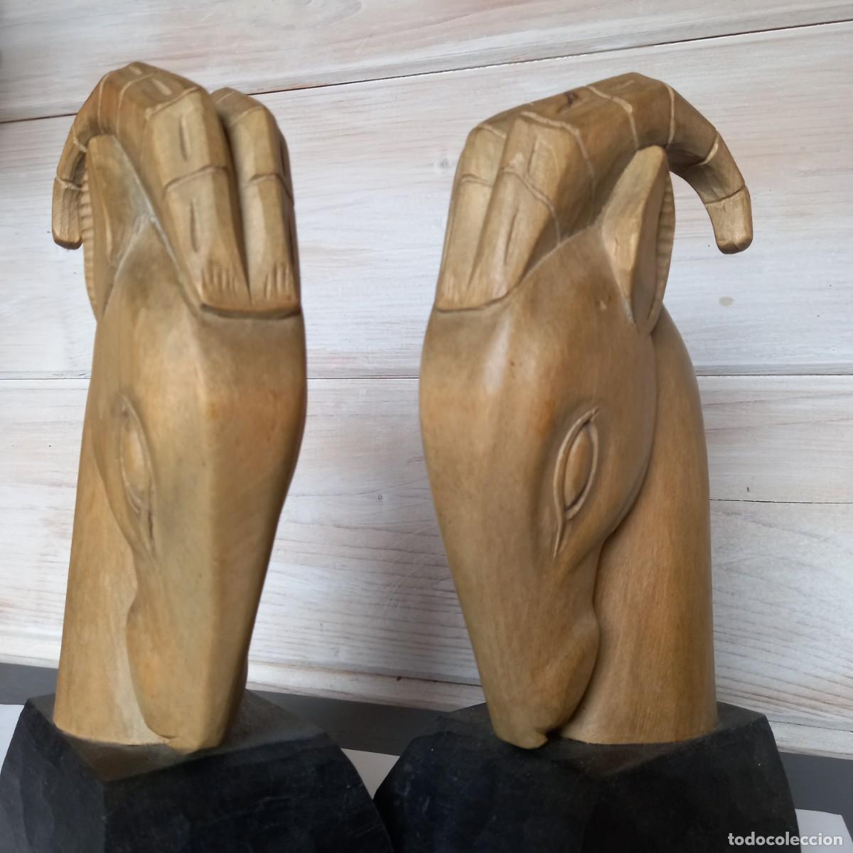 Vintage: Dos Tallas de madera - Foto 1