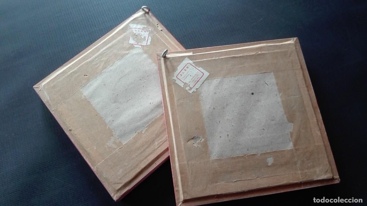 Vintage: CUADROS CRISTAL PINTADO - Foto 13