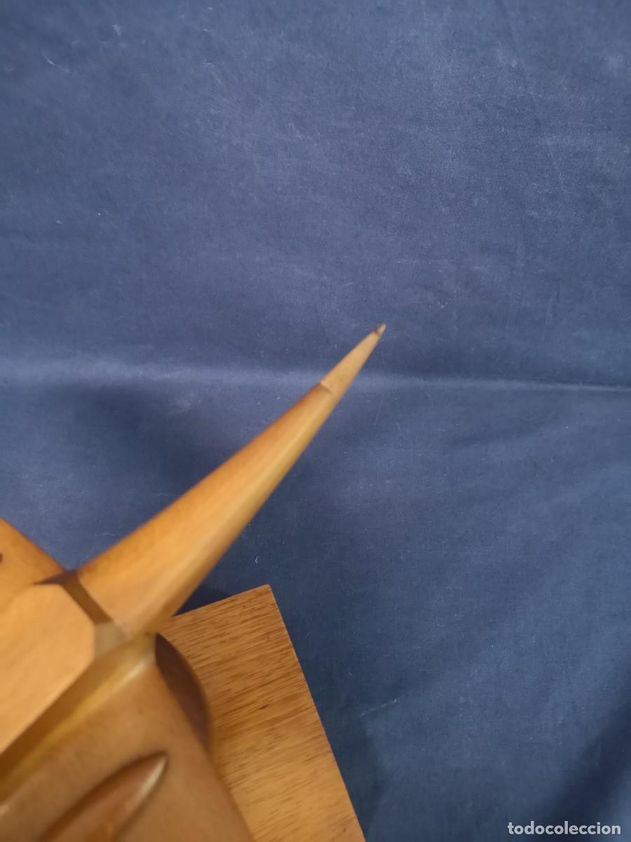 Vintage: AVION DE MODELAJE EN MADERA ART DECO - Foto 8