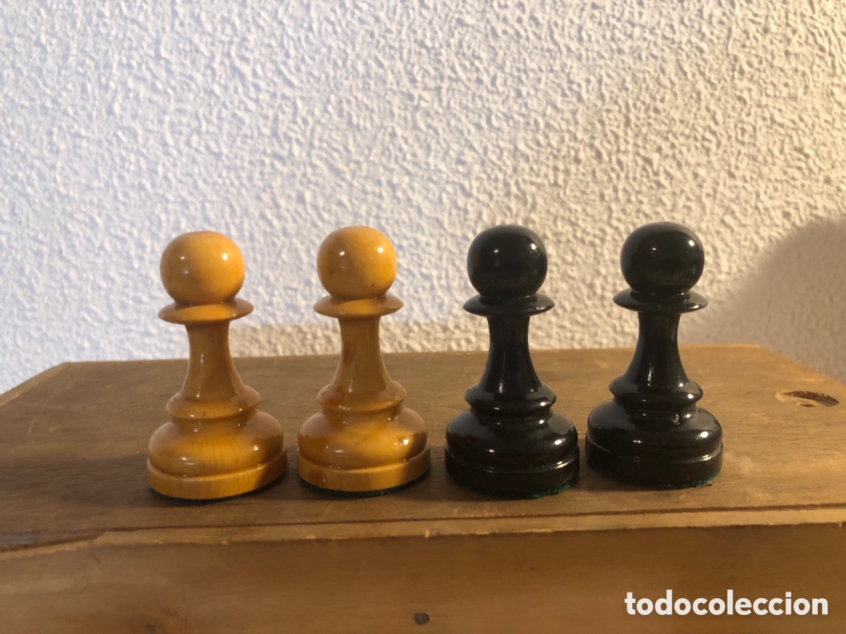 Vintage: Juego de piezas de ajedrez marca Casino /antiguo - madera