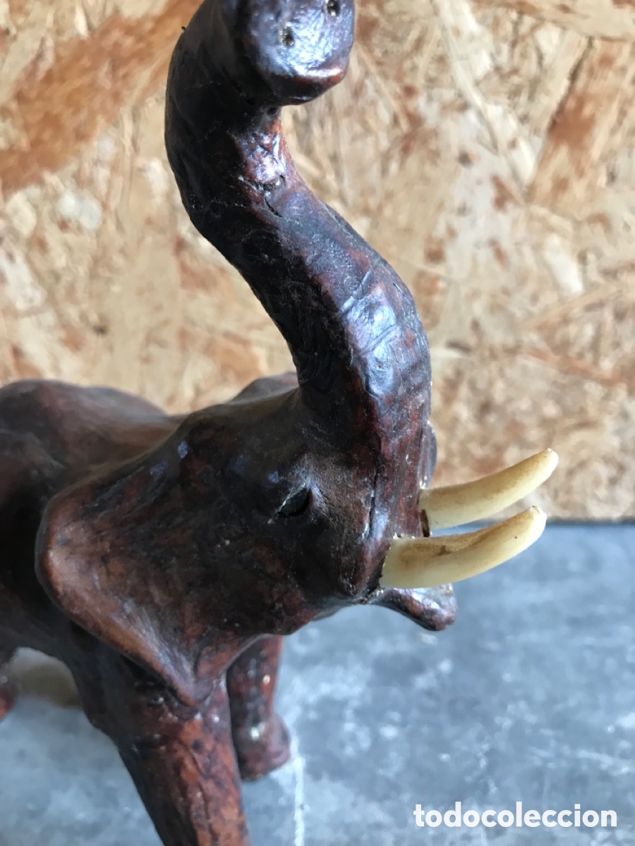Vintage: Elefante papel mach&eacute; - Foto 3