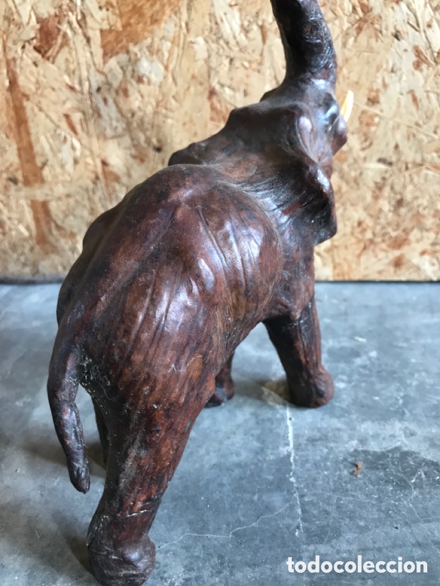 Vintage: Elefante papel mach&eacute; - Foto 4