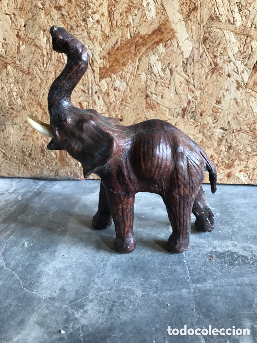 Vintage: Elefante papel mach&eacute;