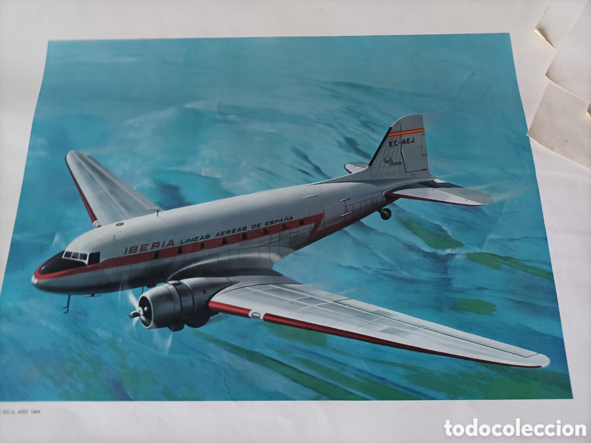 Vintage: Laminas aviones comerciales - Foto 6