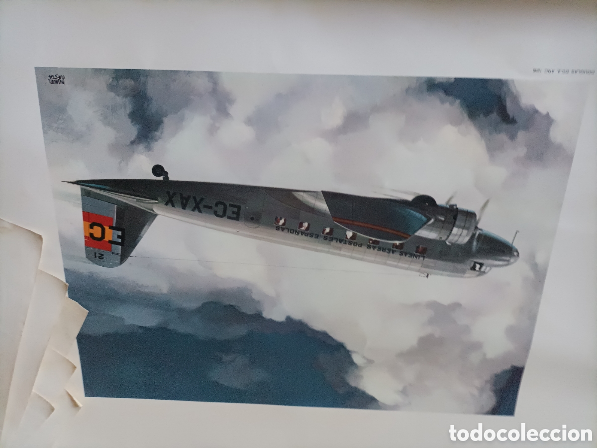 Vintage: Laminas aviones comerciales - Foto 9