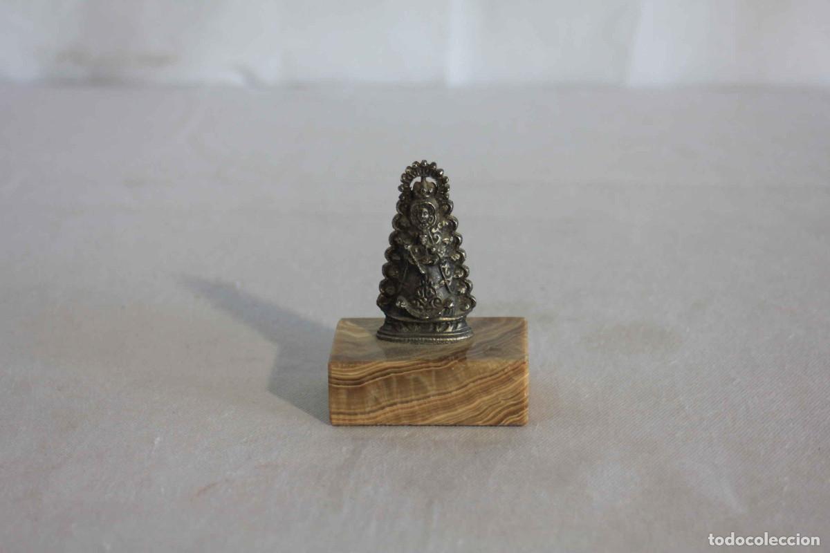 Vintage: VIRGEN ROCIO EN PEANA MARMOL - Foto 1