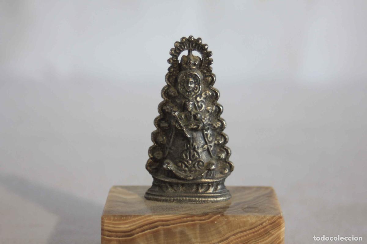 Vintage: VIRGEN ROCIO EN PEANA MARMOL - Foto 2