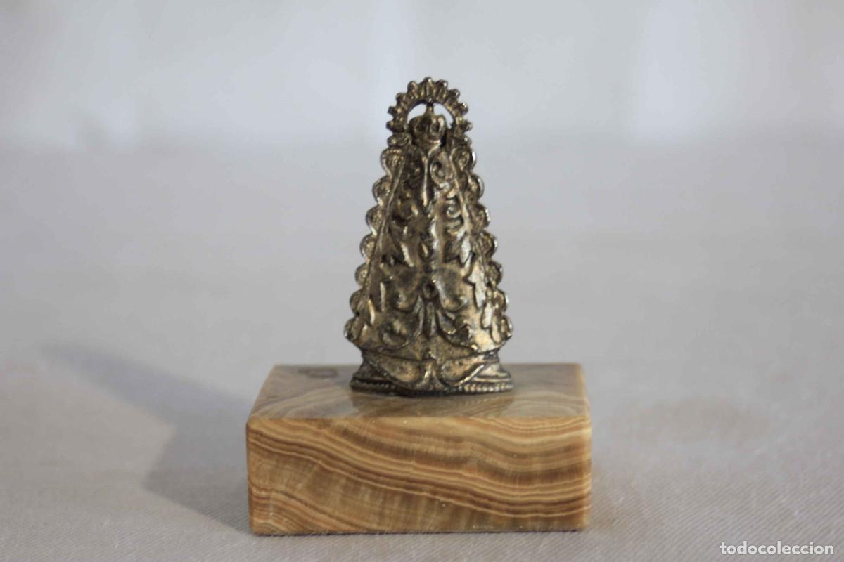 Vintage: VIRGEN ROCIO EN PEANA MARMOL - Foto 4