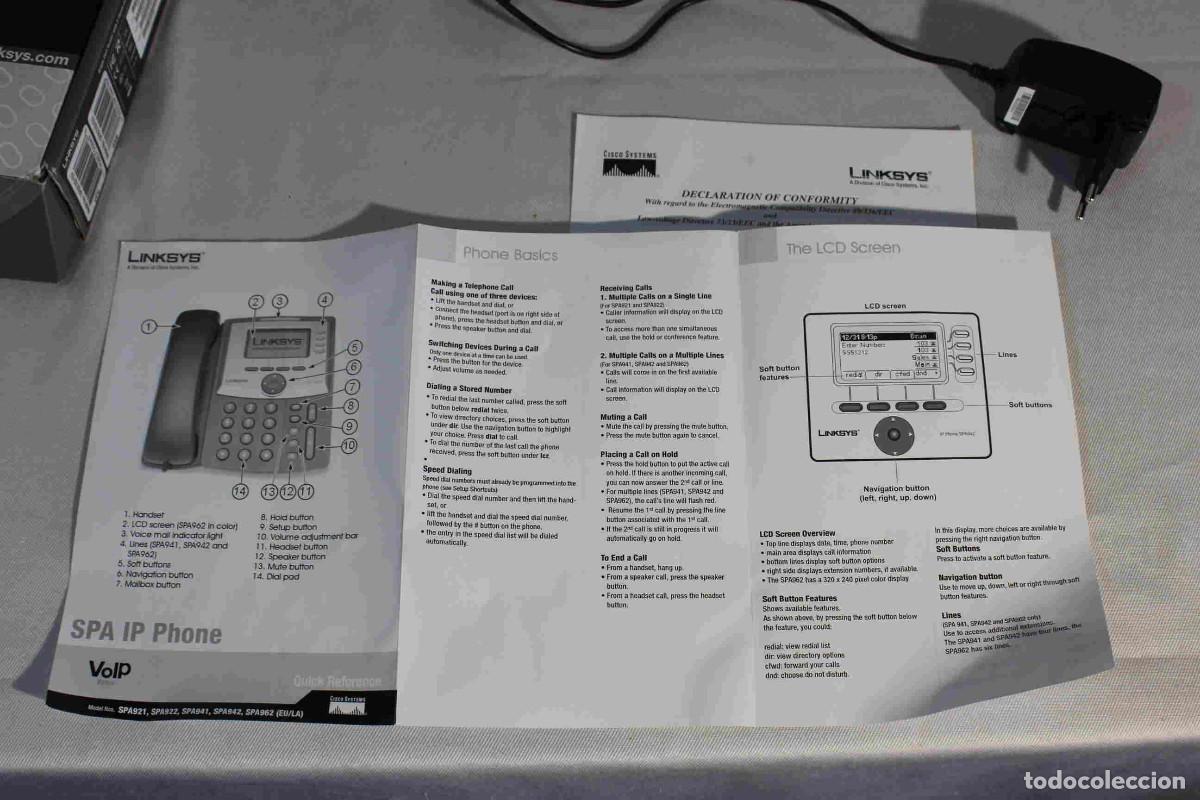 Vintage: SET DE ROUTER Y 6 TELEFONOS IP - Foto 11