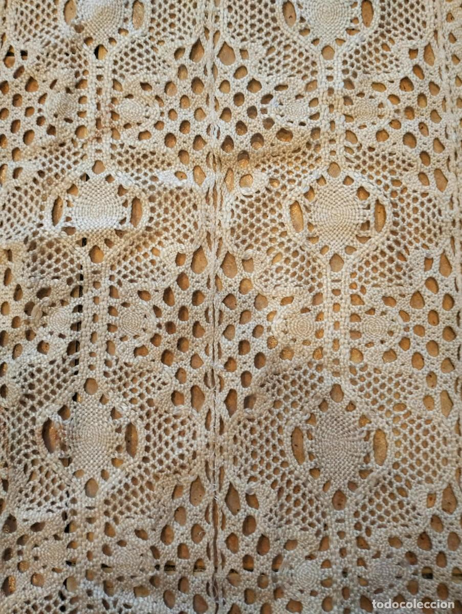 Vintage: tapete de ganchillo hecho a mano - Foto 2