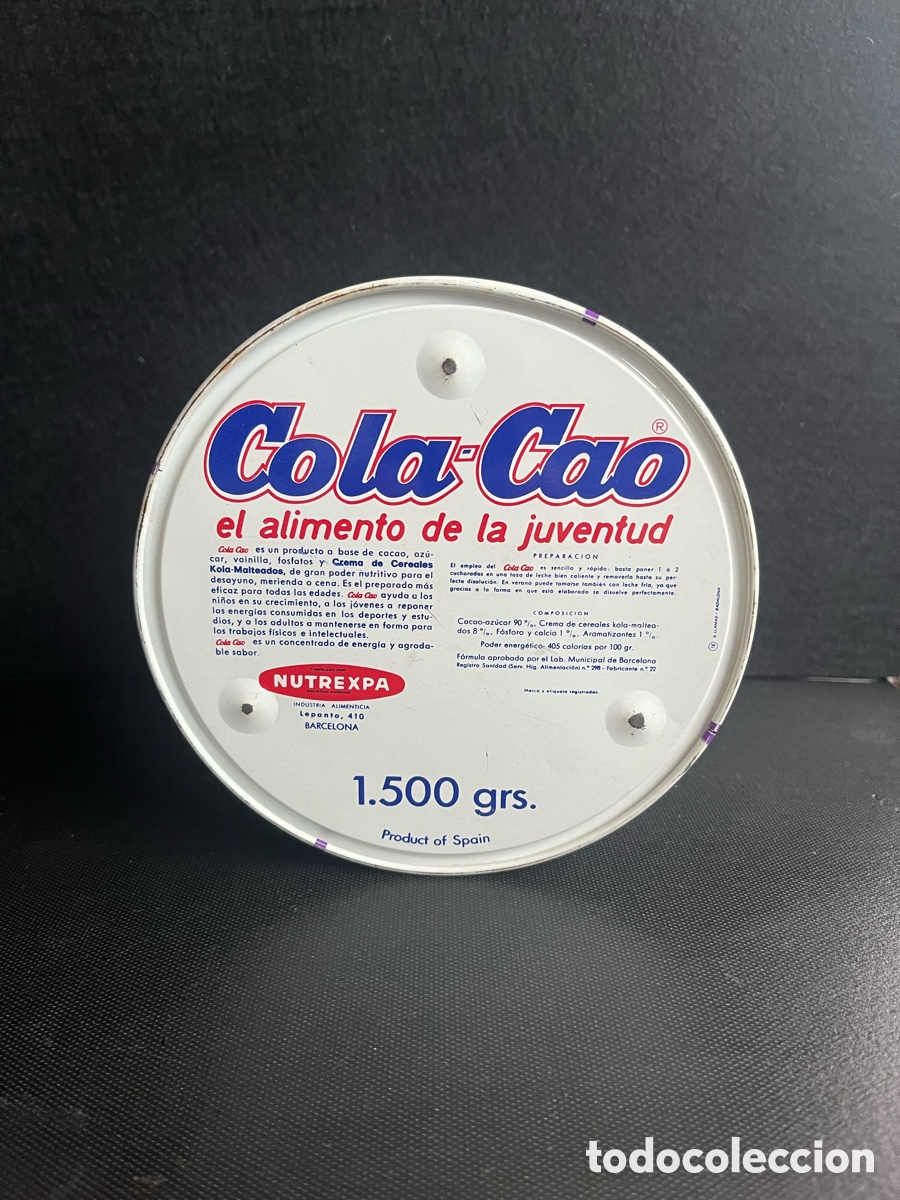 Vintage: Caja Cola-Cao a&ntilde;os 70 - Foto 4