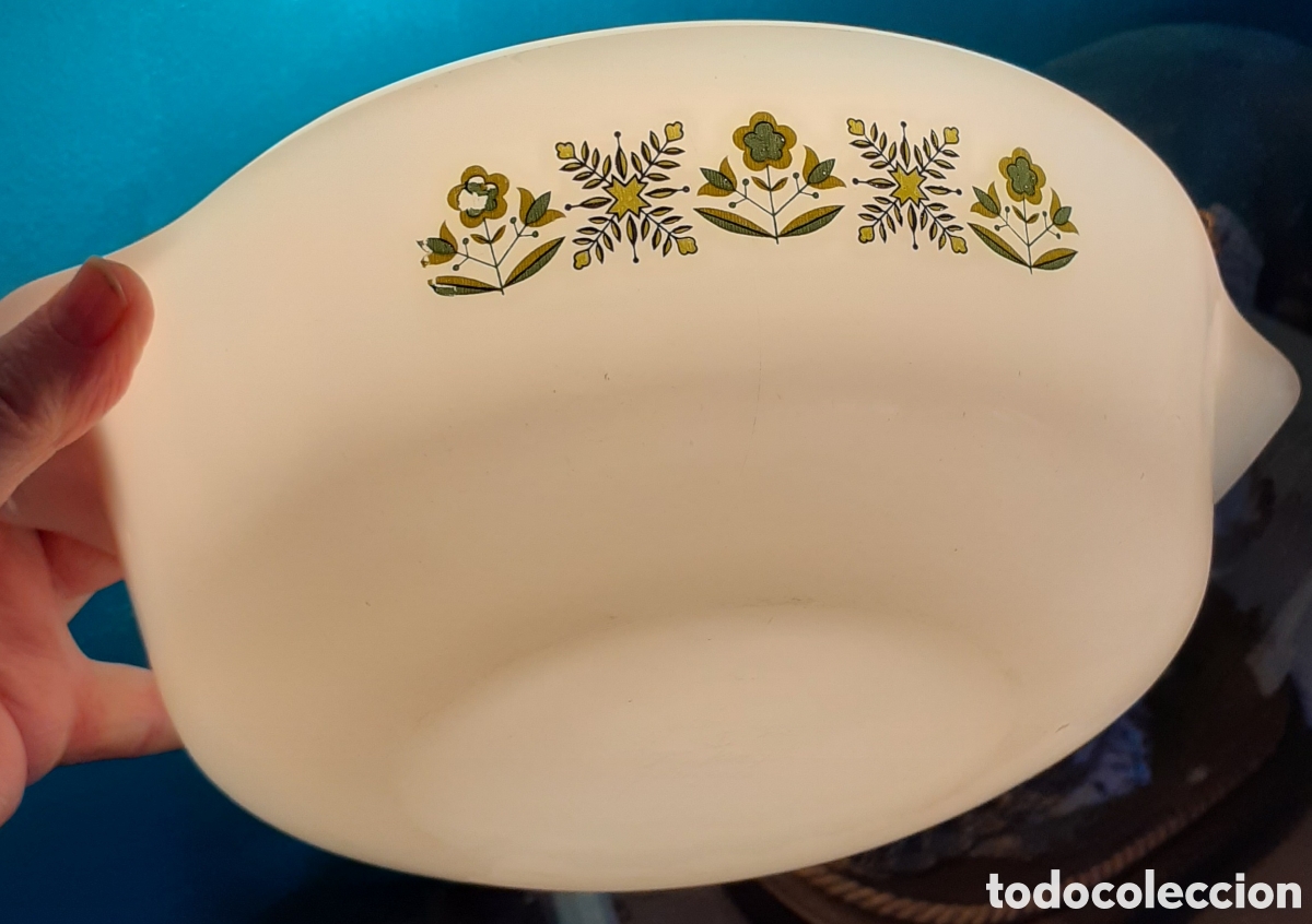 Vintage: Cazuela horno en opalina - Fire King USA - Foto 5
