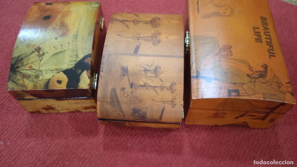 Vintage: CAJAS DE MADERA CON CIERRE - Foto 4